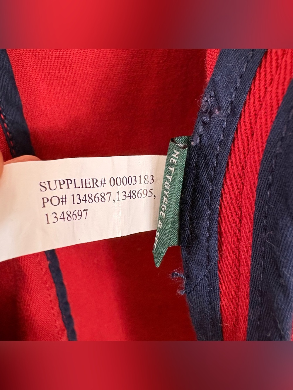 Ralph Lauren Vintage LRL Lauren Jean Co Red Fireman Jacket Sz Petite M - Picture 15 of 15